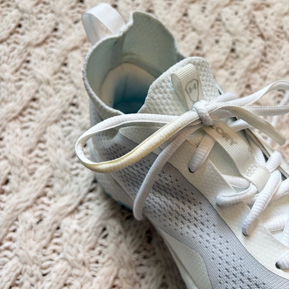 Under Armour Women’s Glory 2 Turf Shoes - Blue & White Under Armour Shoes - Picture 8 of 9